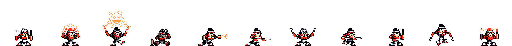 Spark Man | Base Sprite Right