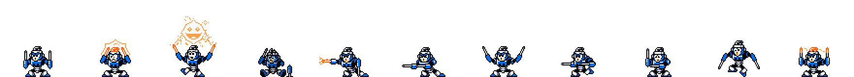 Spark Man (Blue Alt) | Base Sprite Left