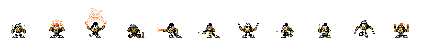 Spark Man (Yellow Alt) | Base Sprite Left