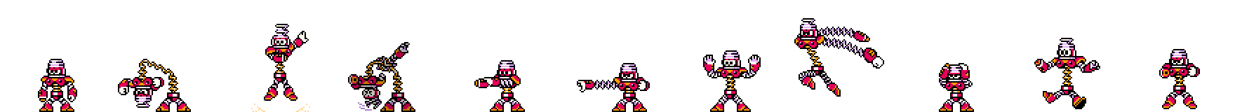 Spring Man | Base Sprite Left