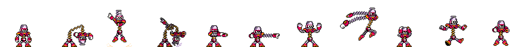 Spring Man | Base Sprite Right