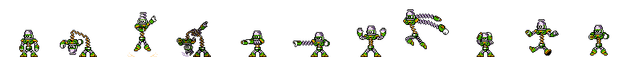 Spring Man (Sprang Alt) | Base Sprite Left