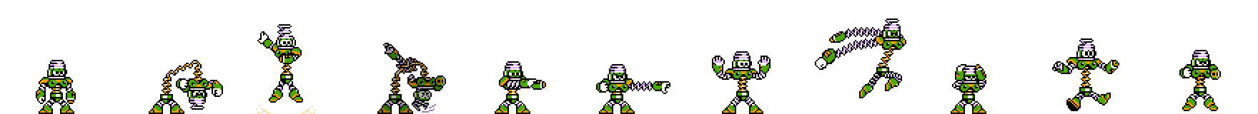 Spring Man (Sprang Alt) | Base Sprite Right