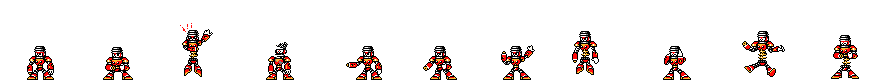 Spring Man (Prototype Alt) | Base Sprite Left