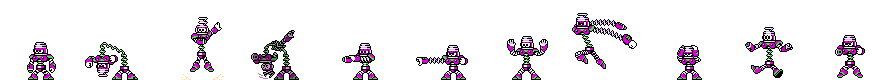 Spring Man (Weapon Alt) | Base Sprite Left