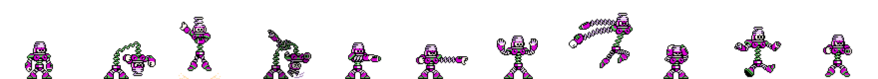 Spring Man (Weapon Alt) | Base Sprite Right