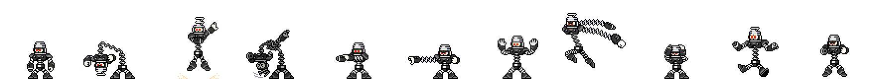 Spring Man (Darkness Alt) | Base Sprite Left