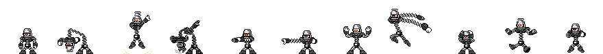 Spring Man (Darkness Alt) | Base Sprite Left
