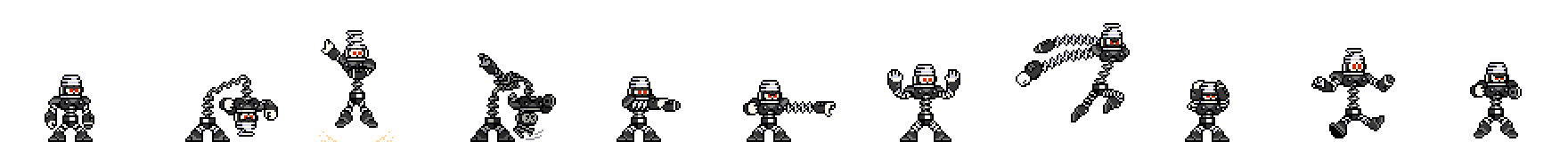 Spring Man (Darkness Alt) | Base Sprite Right