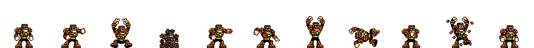 Stone Man | Base Sprite Right