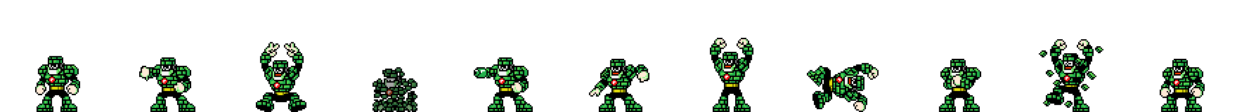 Stone Man (Mossy Alt) | Base Sprite Left