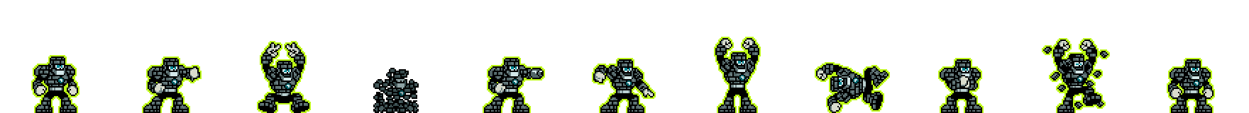 Stone Man (Asteroid Alt) | Base Sprite Right