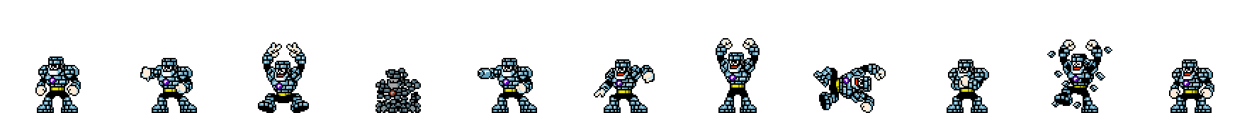 Stone Man (Frozen Alt) | Base Sprite Left