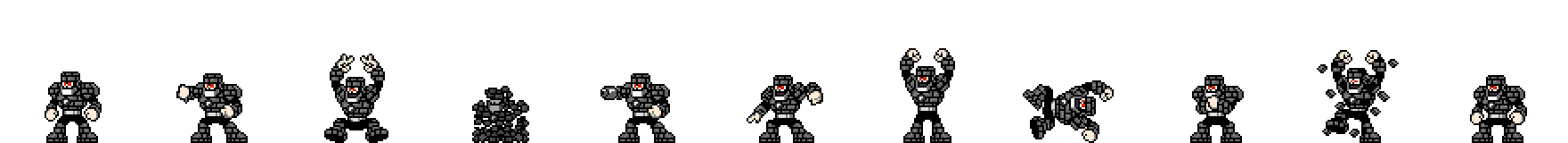 Stone Man (Darkness Alt) | Base Sprite Left