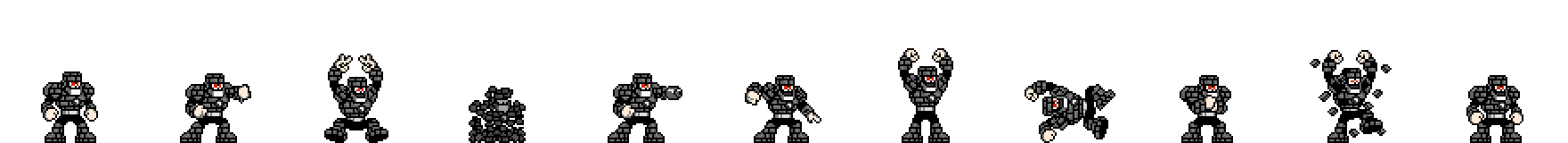 Stone Man (Darkness Alt) | Base Sprite Right
