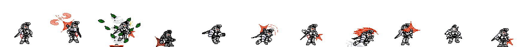 Tengu Man (Darkness Alt) | Base Sprite Right