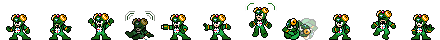 Time Man (Green Alt) | Base Sprite Left