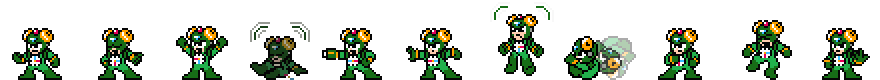 Time Man (Green Alt) | Base Sprite Left