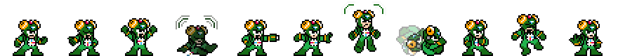 Time Man (Green Alt) | Base Sprite Right