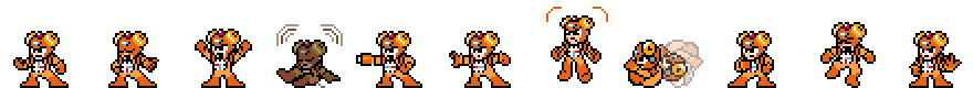 Time Man (Orange Alt) | Base Sprite Left