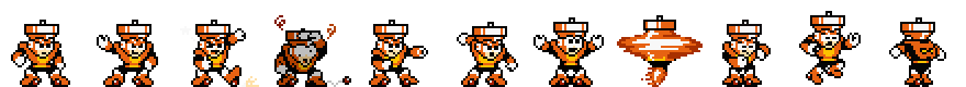 Top Man | Base Sprite Right