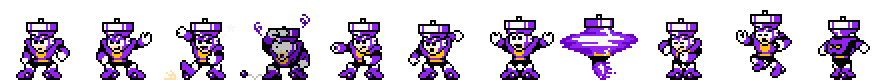 Top Man (Purple Alt) | Base Sprite Left