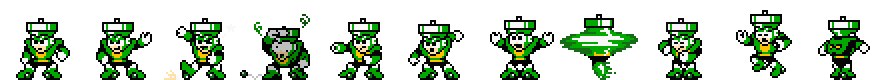 Top Man (Green Alt) | Base Sprite Left