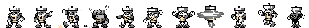 Top Man (Weapon Alt) | Base Sprite Left