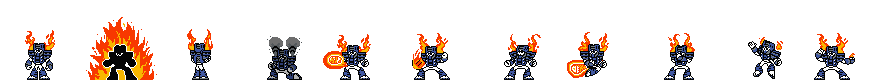 Torch Man (Judo Alt) | Base Sprite Left