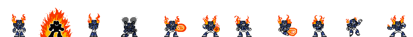 Torch Man (Judo Alt) | Base Sprite Right