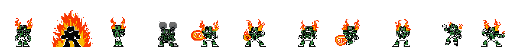 Torch Man (Aikido Alt) | Base Sprite Left