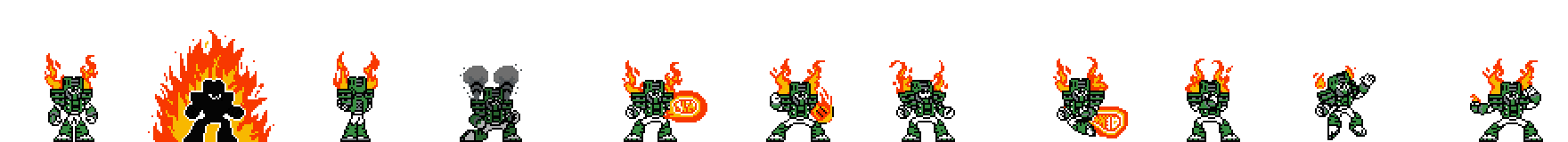 Torch Man (Aikido Alt) | Base Sprite Right