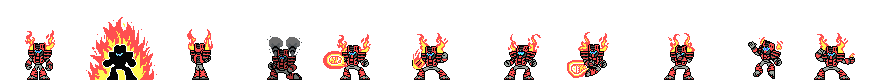 Torch Man (DOS Alt) | Base Sprite Left