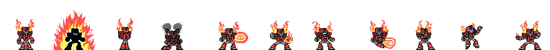 Torch Man (DOS Alt) | Base Sprite Right
