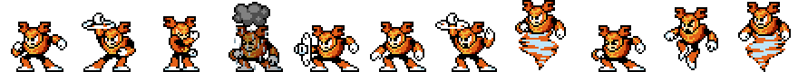 Tornado Man (Dust Devil Alt) | Base Sprite Left