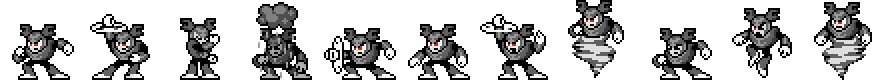 Tornado Man (Darkness Alt) | Base Sprite Left