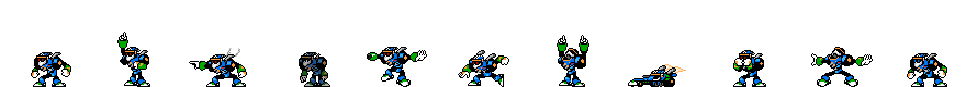 Turbo Man (Prototype Alt) | Base Sprite Left