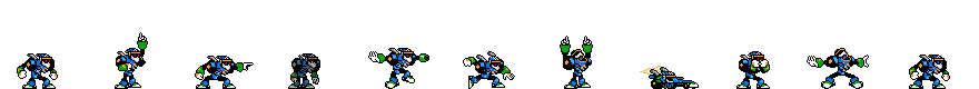 Turbo Man (Prototype Alt) | Base Sprite Right