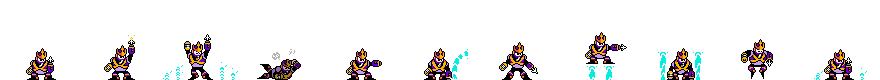 Wave Man (Purple Alt) | Base Sprite Right