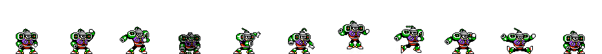 Wind Man (Green Alt) | Base Sprite Right