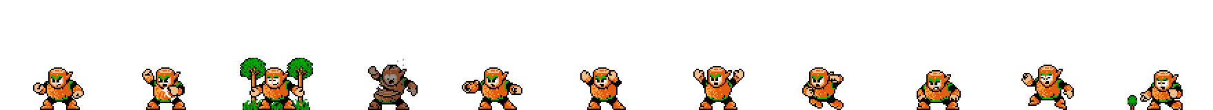 Wood Man | Base Sprite Left