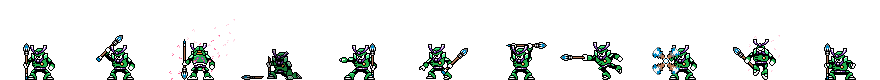 Yamato Man (Midori Alt) | Base Sprite Left