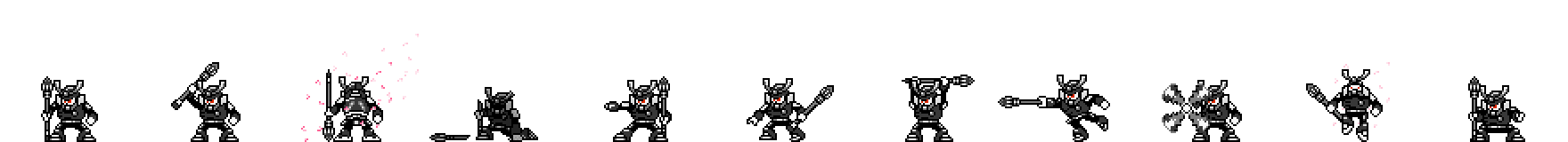 Yamato Man (Darkness Alt) | Base Sprite Left